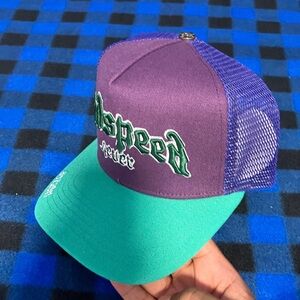 Purple and Green Trucker Hat